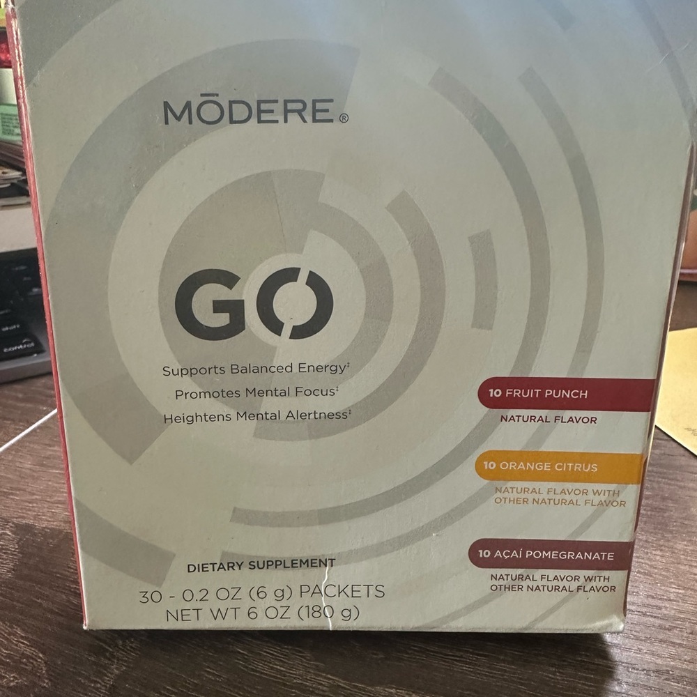 Modere GO Energy Supplement Packets